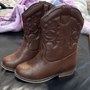 Cat & Jack Brown Kids Boots